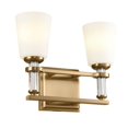 thumbnail image 1 of Kichler Lighting - Rosalind - 2 Light Bath Bracket In Traditional Style-11.5, 1 of 7