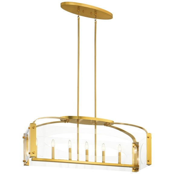 Kichler Lighting - Seven Light Linear Chandelier - Chandelier Linear (Single) -