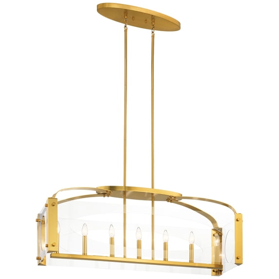 Kichler Lighting - Seven Light Linear Chandelier - Chandelier Linear (Single) -