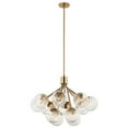 thumbnail image 1 of 52701CPZ Kichler Lighting Silvarious - 12 Light Chandelier-22.25 Inches Tall and 30 Inches Wide-Champagne Bronze Finish-Clear Crackle Glass Color, 1 of 11