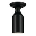 thumbnail image 1 of 52598BK Kichler Lighting Sisu - 1 Light Semi-Flush Mount-9 Inches Tall and 5 Inches Wide-Black Finish, 1 of 3
