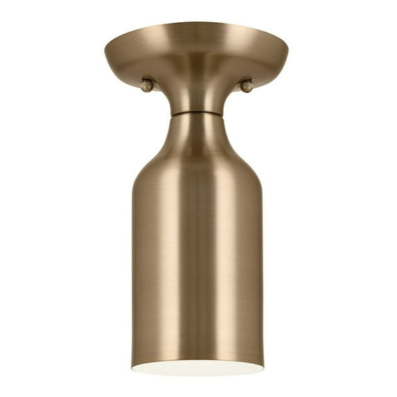 52598CPZ Kichler Lighting Sisu - 1 Light Semi-Flush Mount-9 Inches Tall and 5 Inches Wide-Champagne Bronze Finish