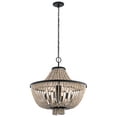 thumbnail image 1 of 6 Light Medium Chandelier With Lodge/Country/Rustic Inspirations 24.25 Inches Tall By 24 Inches Wide     -Traditional Installation Kichler Lighting, 1 of 2