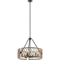 Kichler Lighting - Six Light Chandelier - Chandelier Round Pendant - Rustic