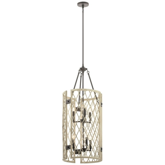 Kichler Lighting - Six Light Foyer Chandelier - Chandelier Foyer - Rustic