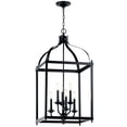 thumbnail image 1 of 42568BK Kichler Lighting Larkin - 6 Light X-Large Cage Foyer with Traditional Design-36.25 inches tall by 18 inches wide-Black Finish    -Traditional, 1 of 5
