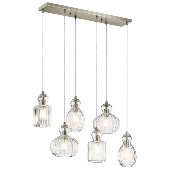 Kichler Lighting - Six Light Linear Chandelier - Chandelier Linear (Double) -