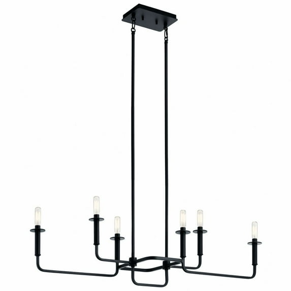 Kichler Lighting - Six Light Linear Chandelier - Chandelier Linear (Single) -