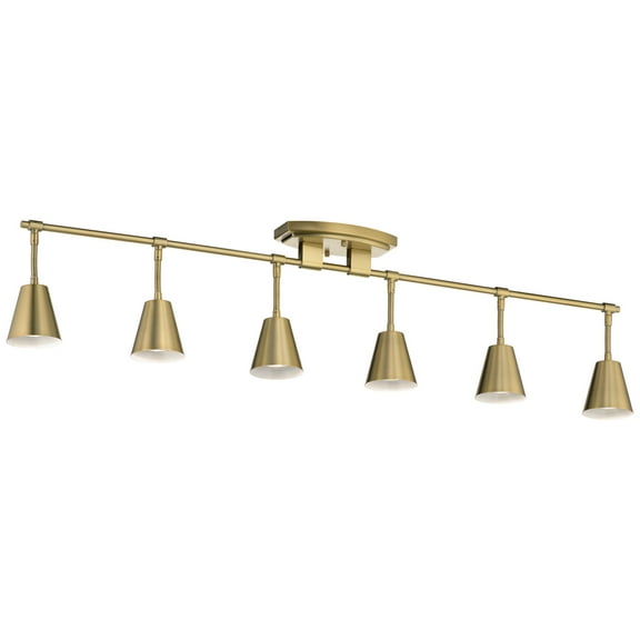 52130BNB Kichler Lighting Sylvia - Track Light 120 V Light - 9.5 inches tall by 4.75 inches wide-Brushed Natural Brass Finish