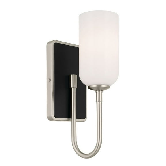 55161NI Kichler Lighting Solia - 1 Light Wall Sconce-13.5 Inches Tall and 5 Inches Wide-Brushed Nickel Finish