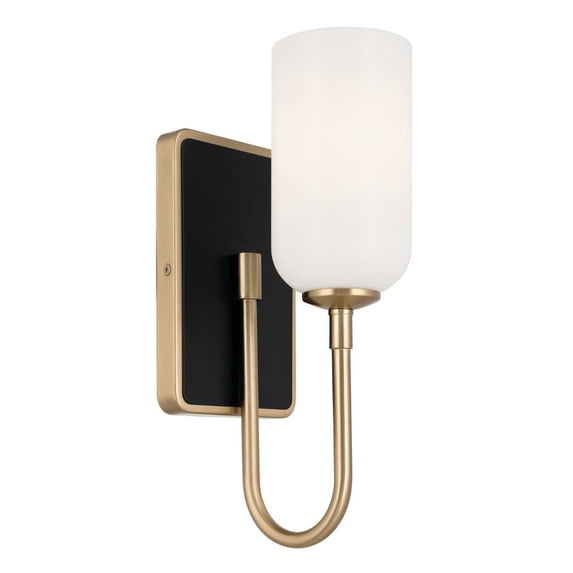 55161CPZ Kichler Lighting Solia - 1 Light Wall Sconce-13.5 Inches Tall and 5 Inches Wide-Champagne Bronze Finish