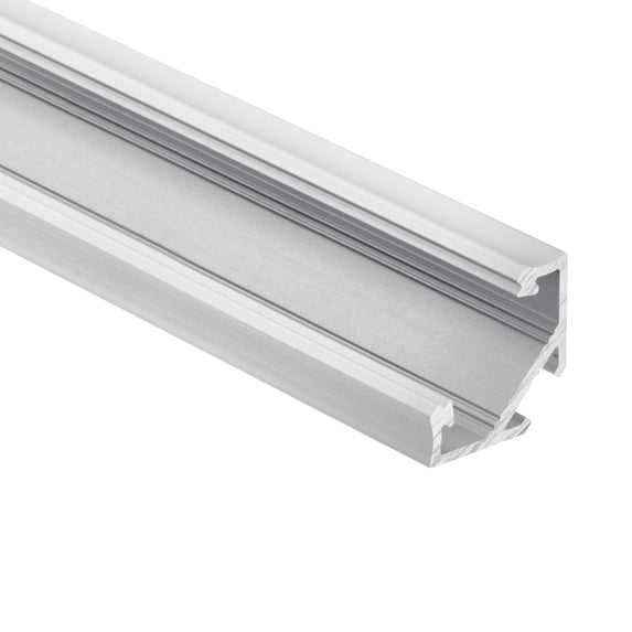 Kichler 1TEC145SF8SIL Te Standard Series 45 Degree Surface-Mount Channel - Silver