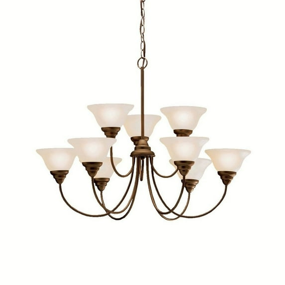 Kichler Lighting - Telford - 9 light Two Tier Chandelier - 24.5 inches tall by
