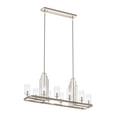 thumbnail image 1 of 52413PN Kichler Lighting Kimrose - 10 Light Double Linear Chandelier In Art Deco Style-17.75 Inches Tall and 12.75 Inches Wide-Polished Nickel Finish, 1 of 10