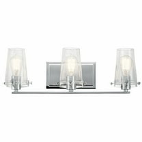 45297CH Kichler Lighting Alton - 3 Light Contemporary Bath Vanity Approved For Damp Locations - With Vintage Industrial Inspirations - 24 Inches Wide