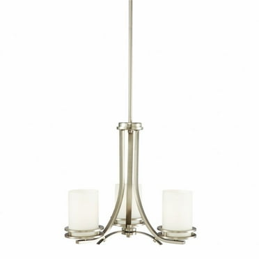 1671NI-Kichler Lighting-Hendrik - 3 light Chandelier - with Soft Contemporary inspirations - 16.75 inches tall by 19 inches wide-Brushed Nickel Finish