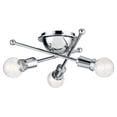 thumbnail image 1 of Kichler Lighting - Three Light Flush Mount - Flush Mount Light - Armstrong - 3, 1 of 6