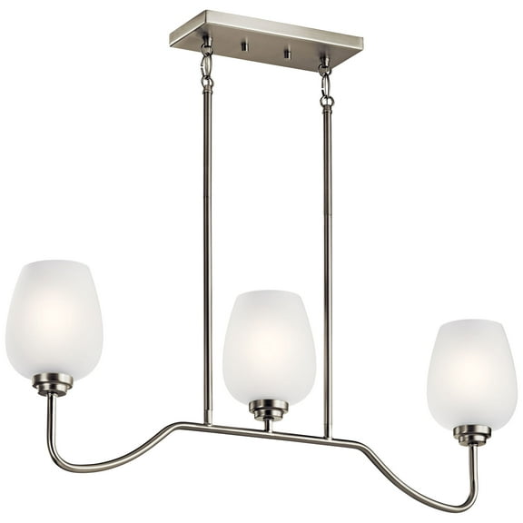 Kichler Lighting - Three Light Linear Chandelier - Chandelier Linear (Single) -