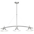 thumbnail image 1 of Kichler Lighting - Three Light Linear Chandelier - Structures - 3 Light Pendant, 1 of 5