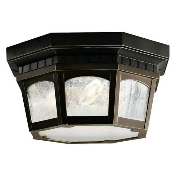 Kichler Lighting - Three Light Outdoor Ceiling Mount - Outdoor Flush & Semi