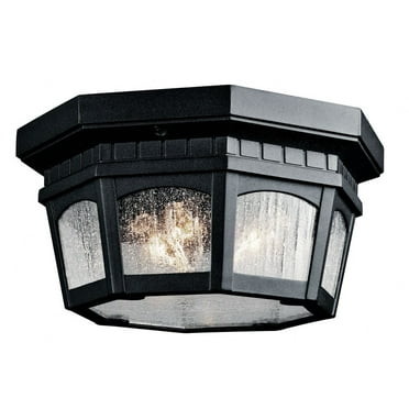 Kichler Lighting - Three Light Outdoor Ceiling Mount - Outdoor Flush & Semi
