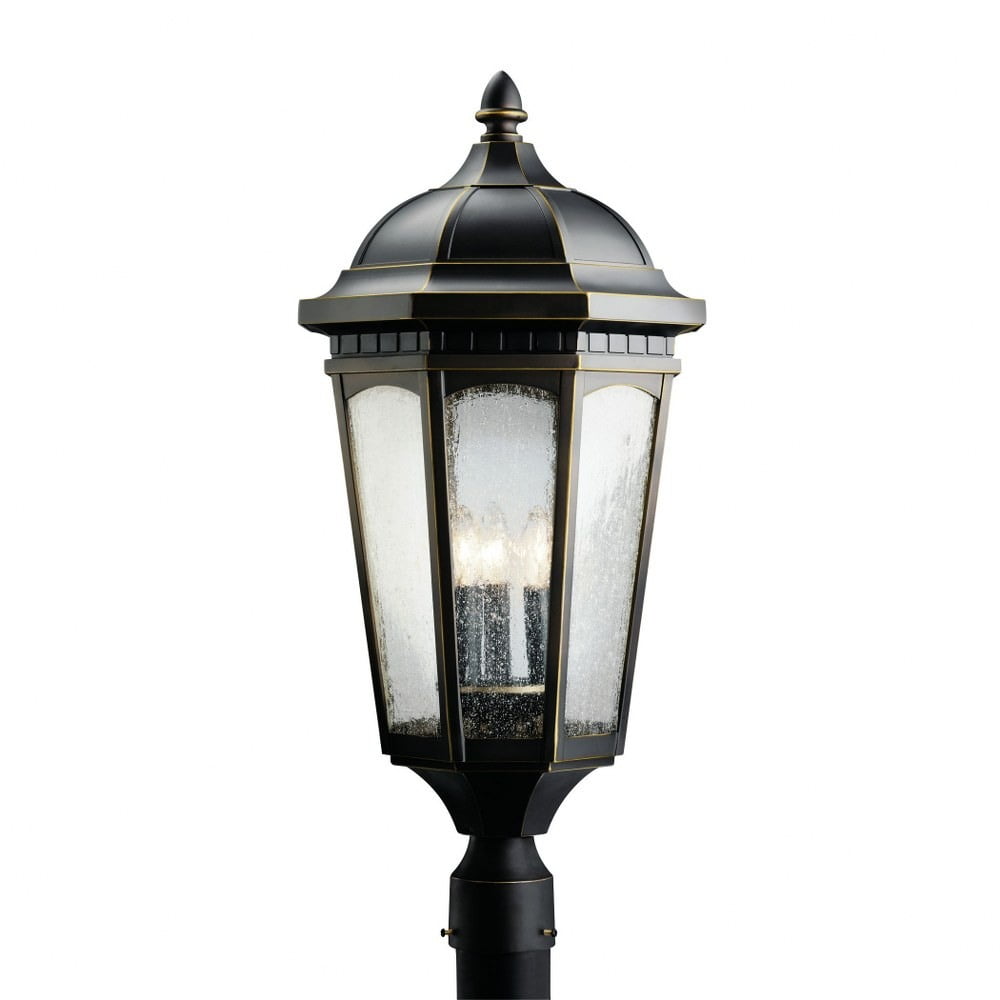 Kichler Lighting - Three Light Outdoor Post Mount - Outdoor Post Lantern -