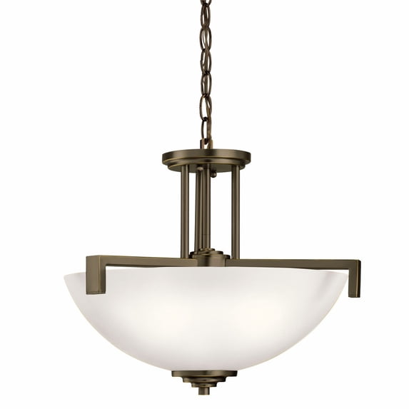 Kichler Lighting - Three Light Pendant/Semi Flush Mount - Inverted Pendant/Semi
