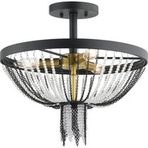 Kichler Lighting - Three Light Semi Flush Mount - Semi Flush Light - Alexia - 3