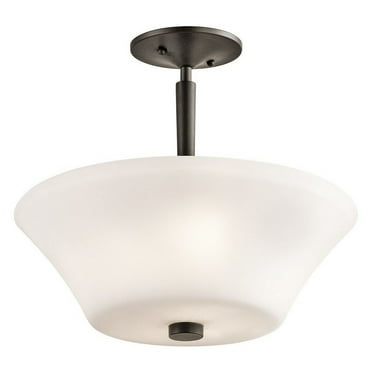 Kichler Lighting - Three Light Semi Flush Mount - Semi Flush Light - Aubrey - 3