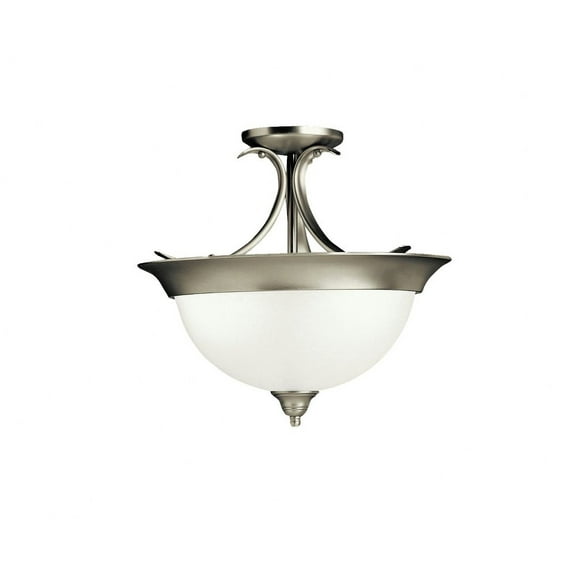 3623NI-Kichler Lighting-Dover - 3 Light Semi-Flush Mount - With Transitional Inspirations - 14 Inches Tall By 15.25 Inches Wide