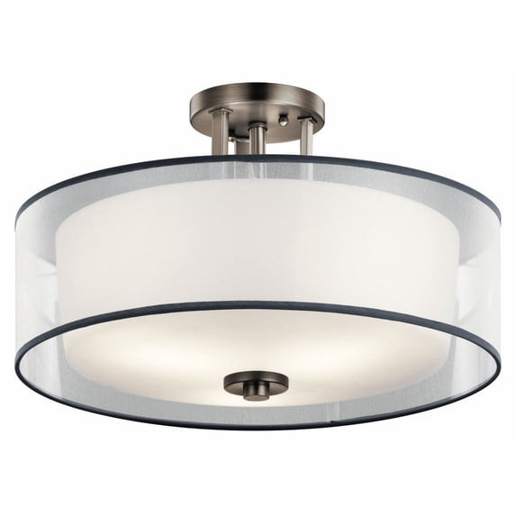 Kichler Lighting - Three Light Semi Flush Mount - Semi Flush Light - Tallie - 3