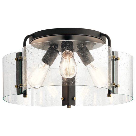 Kichler Lighting - Three Light Semi Flush Mount - Semi Flush Light - Thoreau - 3