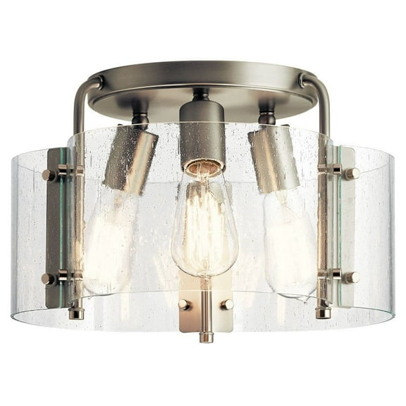 Kichler Lighting - Three Light Semi Flush Mount - Semi Flush Light - Thoreau - 3