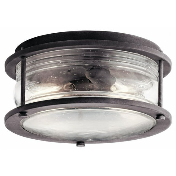 Kichler Lighting - Two Light Outdoor Ceiling Mount - Outdoor Flush & Semi Flush