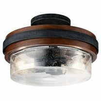 Kichler Lighting - Two Light Semi Flush Mount - Semi Flush Light - Rustic
