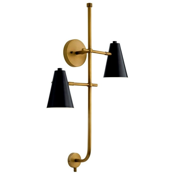 Kichler Lighting - Wall Sconce - Sylvia - 2 Light Wall Sconce In Mid-Century