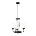 thumbnail image 1 of 3 Light Mini Chandelier In Homestead Style-21 Inches Tall And 19.75 Inches Wide-Textured Black Finish    -Traditional Installation Kichler Lighting, 1 of 9