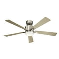 thumbnail image 1 of Kichler Lucian 52" Polished Nickel Integrated LED Ceiling Fan with Wall Control and Reversible Blades, 1 of 12