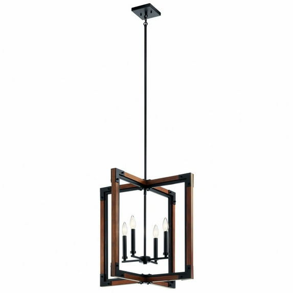Kichler Marimount 21 3/4" Wide Auburn Stained 4-Light Foyer Pendant