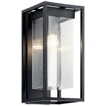 Kichler Mercer 20" High Black Silver Outdoor Wall Light