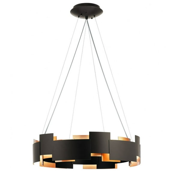 Kichler Moderne 26 1/2" Wide LED Olde Bronze 2-Light Pendant