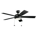 thumbnail image 1 of Kichler Starkk 52" Satin Black Integrated LED Ceiling Fan with Reversible Blades, 1 of 11