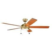 Kichler Lighting 330180PN Starkk 60" Ceiling Fan - Blades Included,Polished Nick