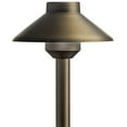 thumbnail image 1 of Kichler Stepped Dome 15" High Centennial Brass 3000K LED Path Light, 1 of 2