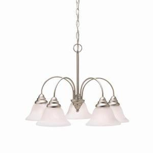 2076NI-Kichler Lighting-Telford - 5 Light Chandelier - 19.25 Inches Tall By 24 Inches Wide