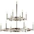 thumbnail image 1 of Kichler Tolani 40" Wide Two-Tier 12-Light Modern Candelabra Chandelier, 1 of 10