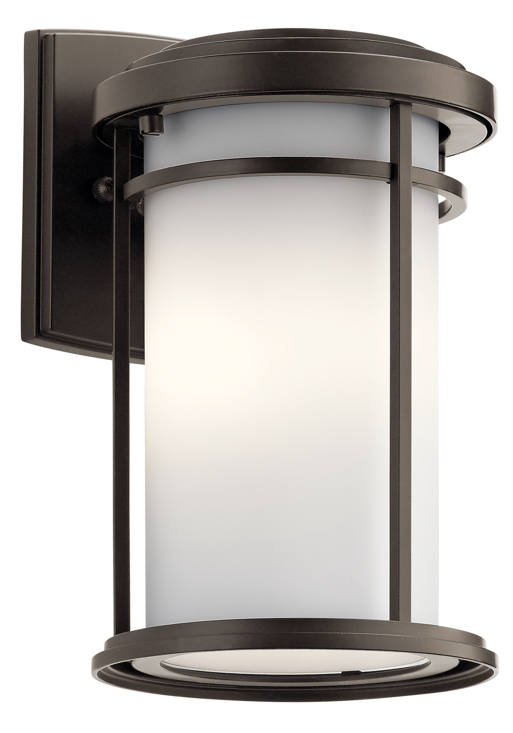 Kichler 45552OZ 3-Light Bath Vanity Fixture – Olde Bronze & Satin Etched Glass