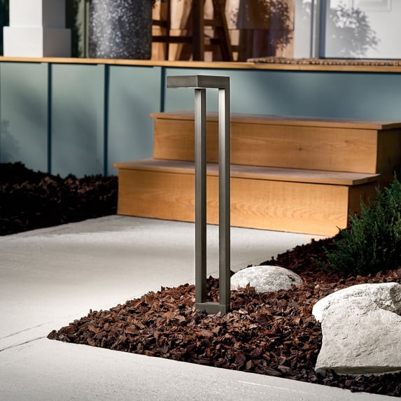 Kichler Two Arm 22"H Centennial Brass Landscape Path Light