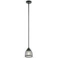 thumbnail image 1 of Kichler Voclain 7.75"  Mini Pendant  in Black, 1 of 7