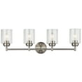 thumbnail image 1 of Kichler Winslow 30" 4 Light Brushed Nickel Vanity Light with Seeded Glass Shades, 1 of 7